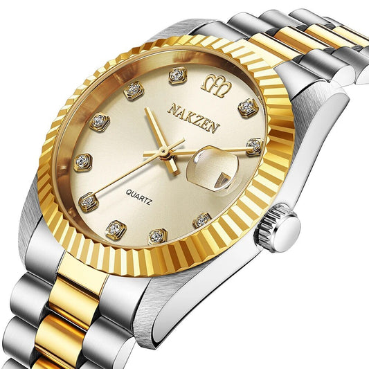 2020 Top Brand NAKZEN Luxury Men's Watch 30m Waterproof Date Clock Male Sports Watches Men Quartz Wrist Watch Relogio Masculino-0