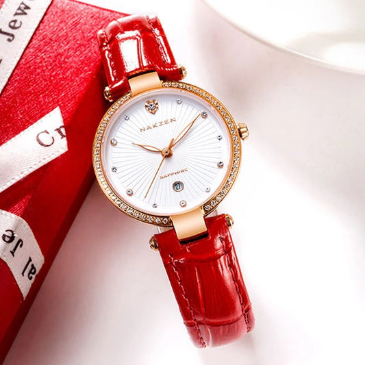 Fashion Women Watches 2021 New Leather Minimalist Watch Ladies Quartz Japan Movement Dress Wrist Watch Clock Montre Femme-0